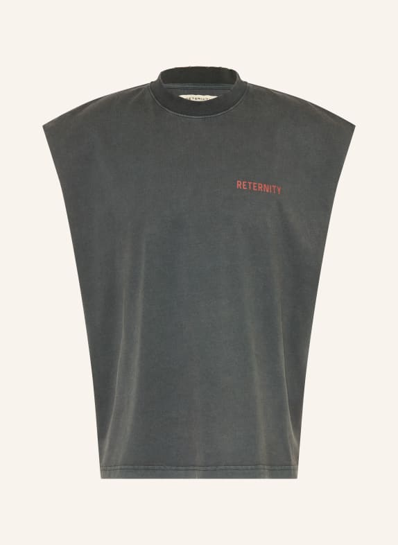 RETERNITY Tanktop DUNKELGRAU / DUNKELROT