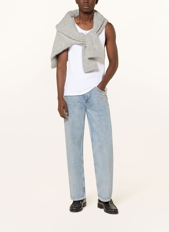 EIGHTYFIVE Jeans met sierstenen, relaxed fit BBY Baby Blue