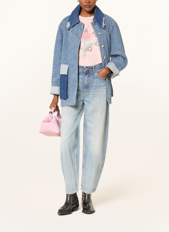 GANNI Jeansjacka 567 MID BLUE VINTAGE