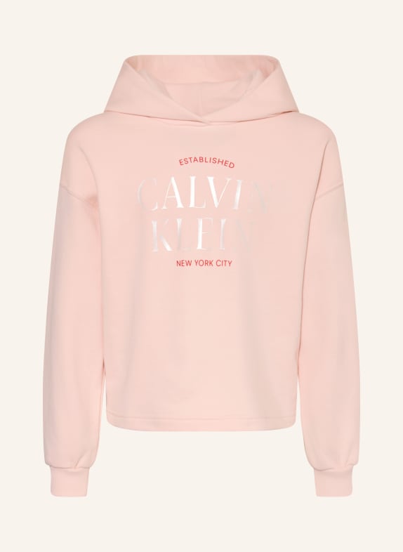 Calvin Klein Hoodie ROSE CLAIR / CRÈME / ROOD