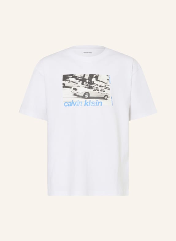 Calvin Klein T-Shirt WEISS / BLAU / SCHWARZ