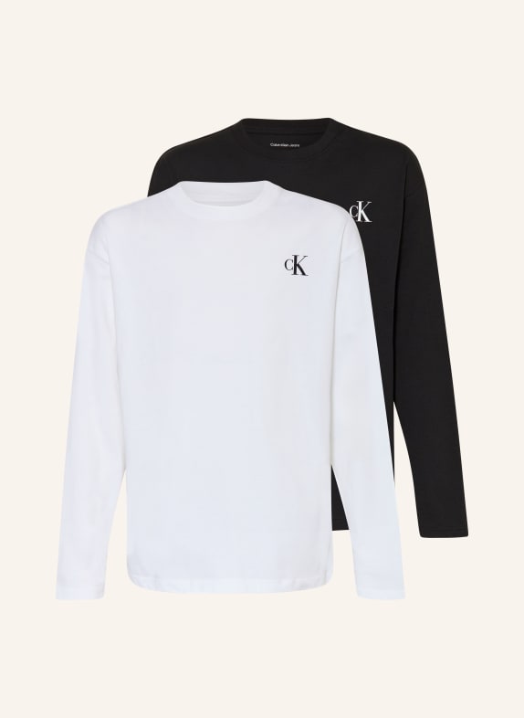 Calvin Klein Langærmet HVID / SORT