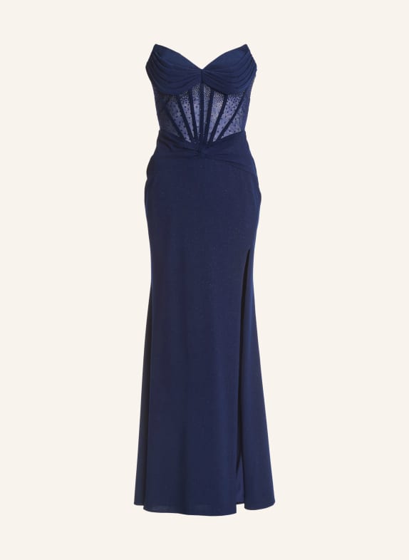 Hey Kyla Abendkleid mit Schmucksteinen DUNKELBLAU
