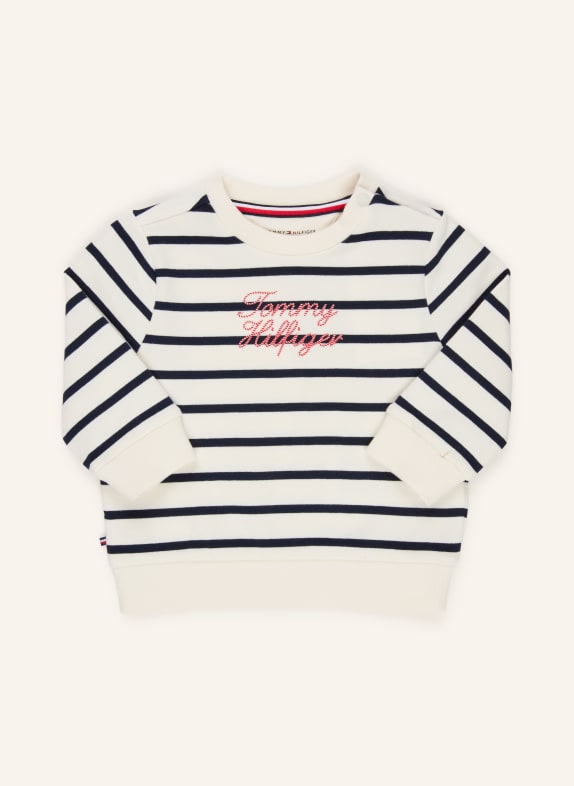 TOMMY HILFIGER Sweatshirt CREAM / DARK BLUE