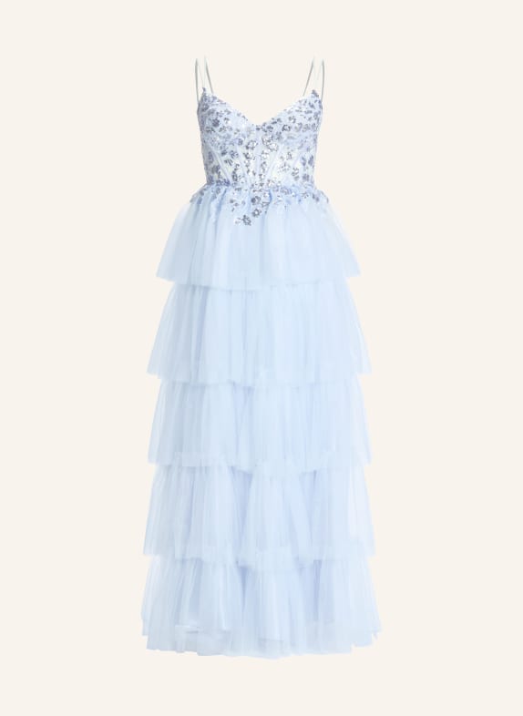 Hey Kyla Evening dress with lace and sequins LIGHT BLUE