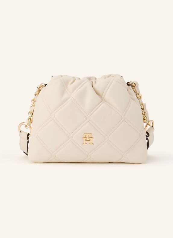TOMMY HILFIGER Skuldertaske CREME / GULD