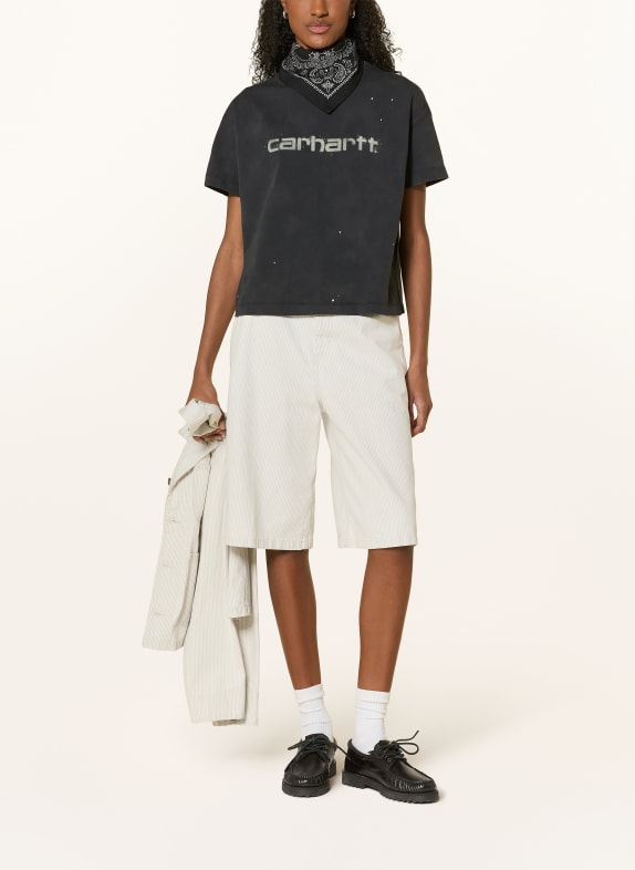 carhartt WIP T-shirt PAINTER ZWART / CRÈME