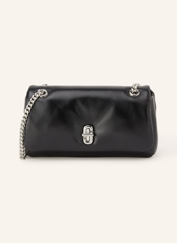 MARC JACOBS Geantă de umăr THE CHAIN MINI BAG NEGRU / ARGINT