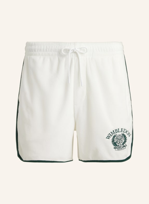 POLO RALPH LAUREN Terry shorts WHITE / GREEN