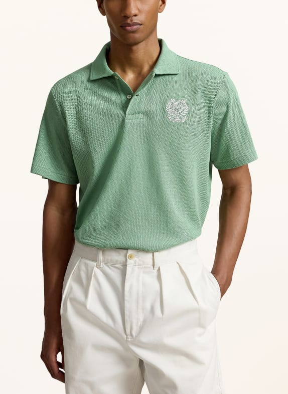 POLO RALPH LAUREN Classic Fit Knit Polo Shirt LIGHT GREEN