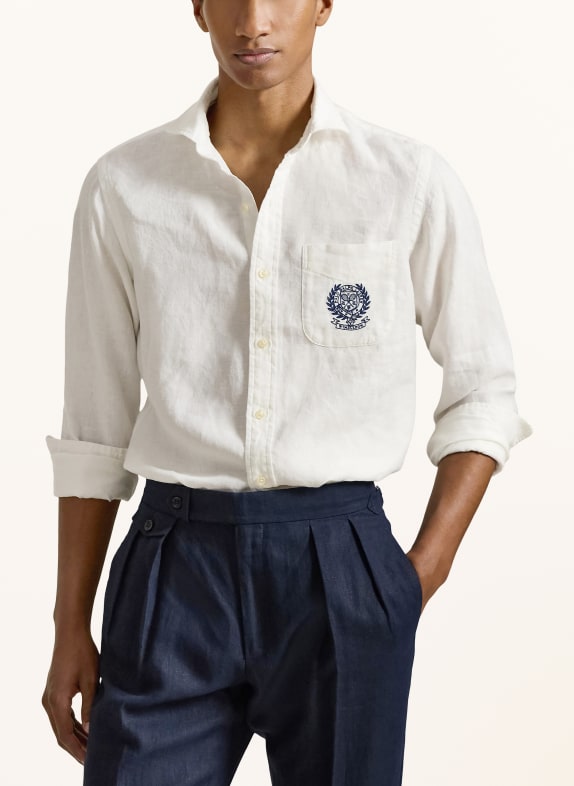 POLO RALPH LAUREN Leinenhemd Regular Fit WEISS