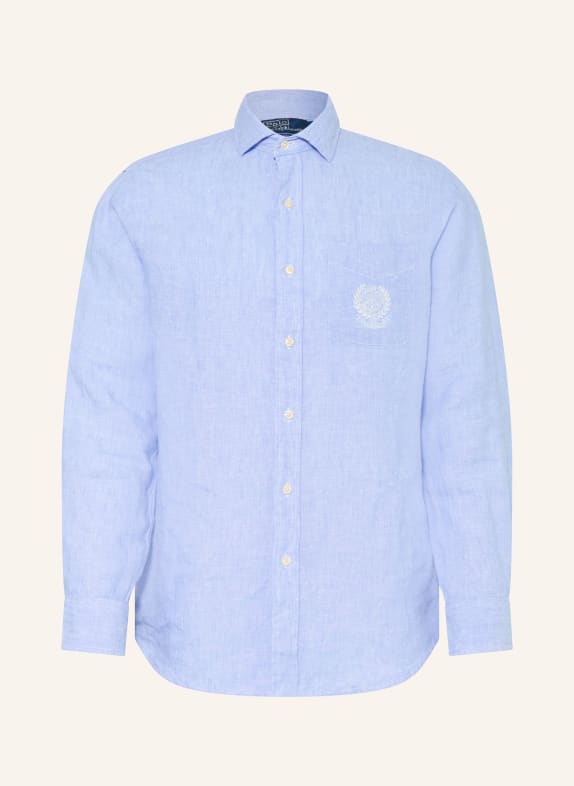 POLO RALPH LAUREN Leinenhemd Regular Fit HELLBLAU