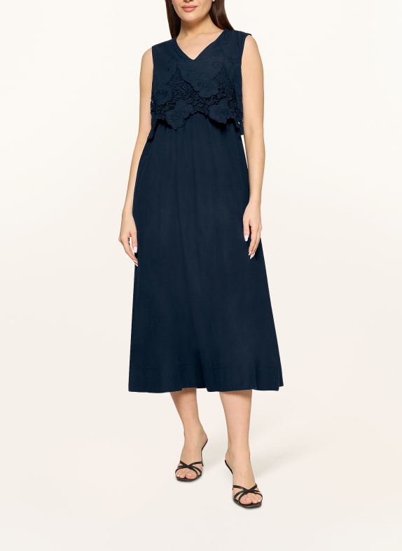 Betty Barclay Kleid mit Spitze DUNKELBLAU