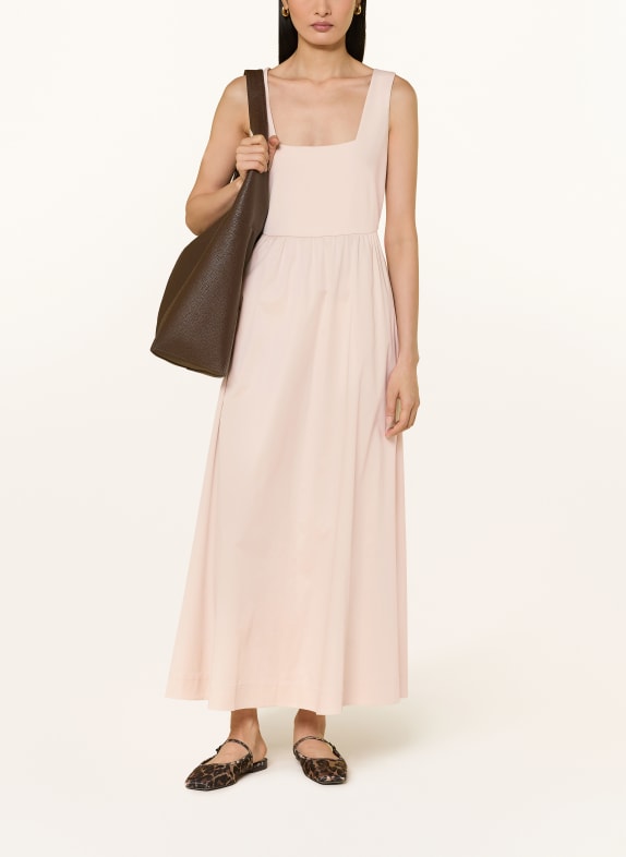 comma Robe en mélange de matières BEIGE