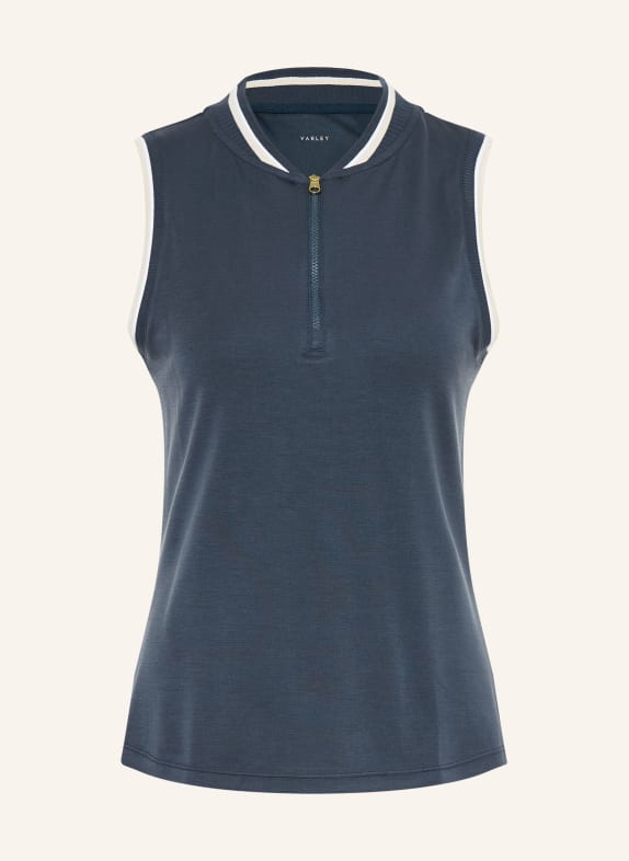 VARLEY Tanktop INGA DONKERBLAUW / BEIGE / WIT