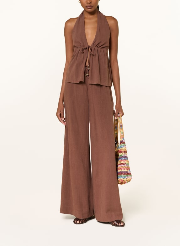 LEZU DALIA Top BROWN