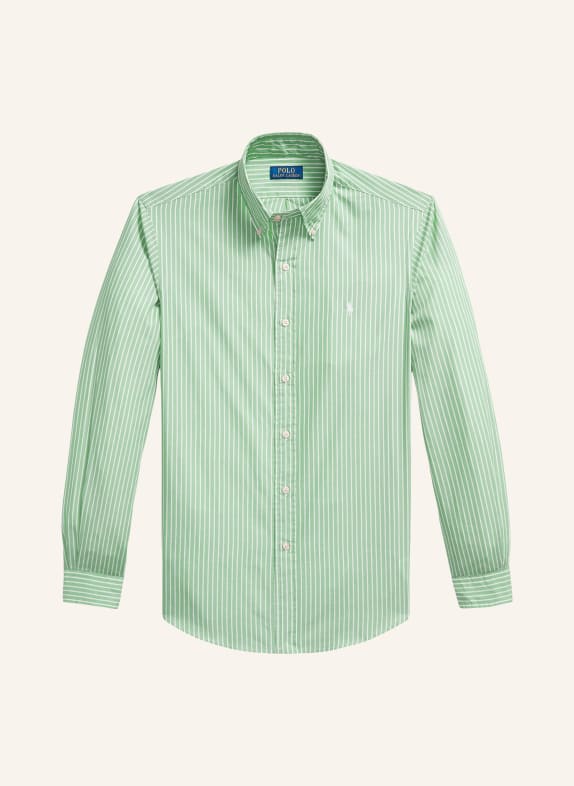 POLO RALPH LAUREN Hemd Custom Fit MINT / WEISS