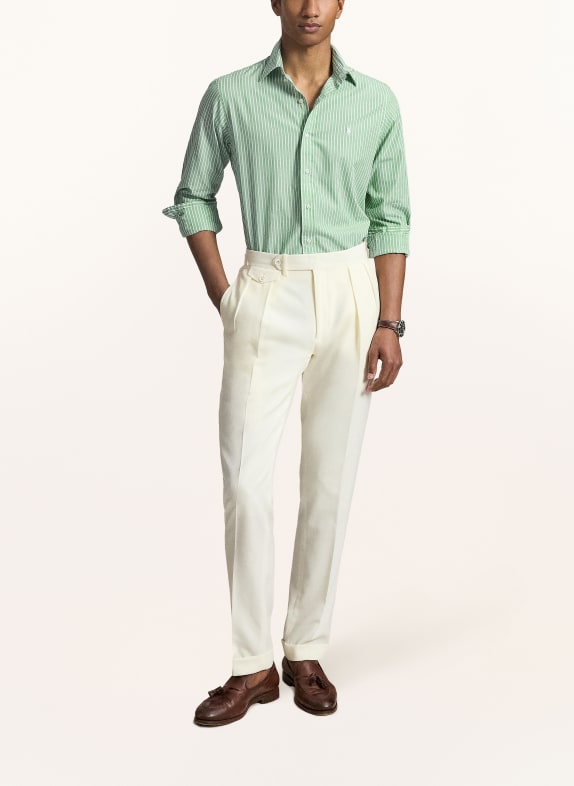 POLO RALPH LAUREN Chemise Custom Fit MENTHE / BLANC