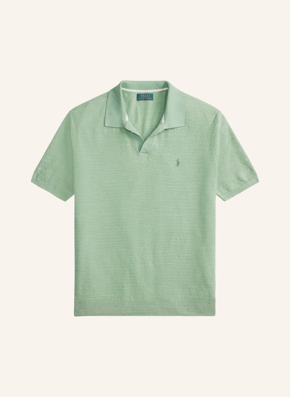 POLO RALPH LAUREN Knit polo shirt LIGHT GREEN