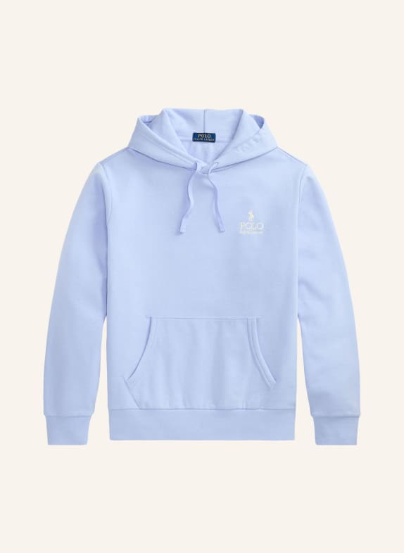 POLO RALPH LAUREN sweat à capuche BLEU CLAIR