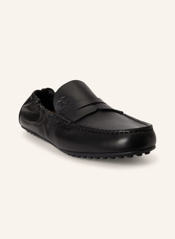 LAUREN RALPH LAUREN WYNNIE moccasins BLACK