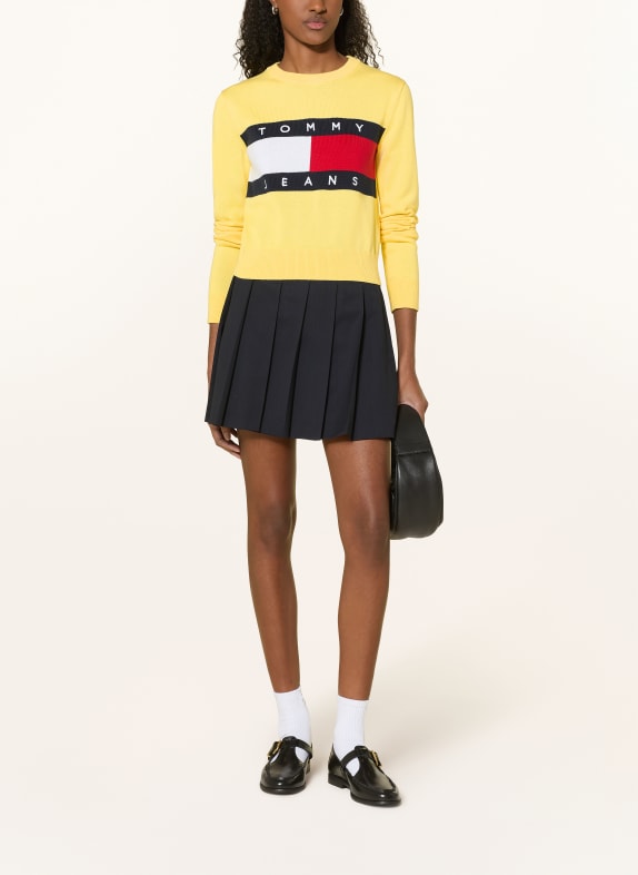TOMMY JEANS Truien LICHTGEEL / ROOD / DONKERBLAUW