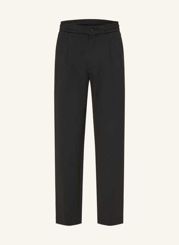 Calvin Klein Jersey Pants, Tapered Fit BLACK