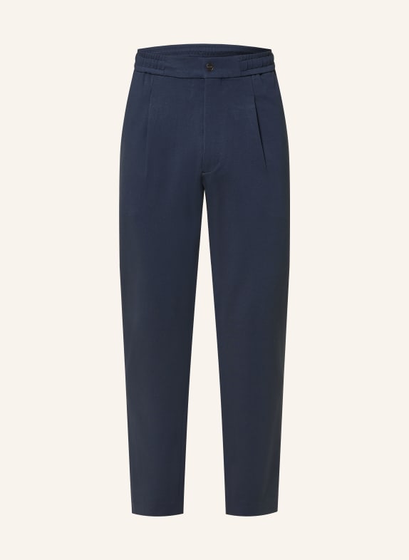 Calvin Klein Jersey jogger-style tapered-fit pants DARK BLUE
