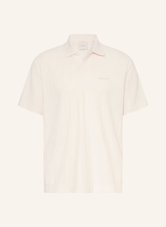 Calvin Klein Easy Fit Piqué Polo Shirt CREAM