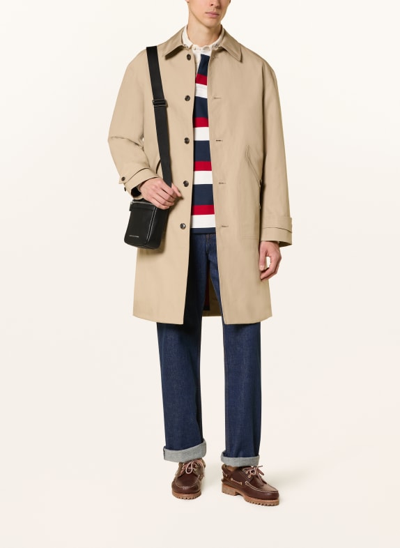 TOMMY HILFIGER Skuldertaske SORT / SØLV