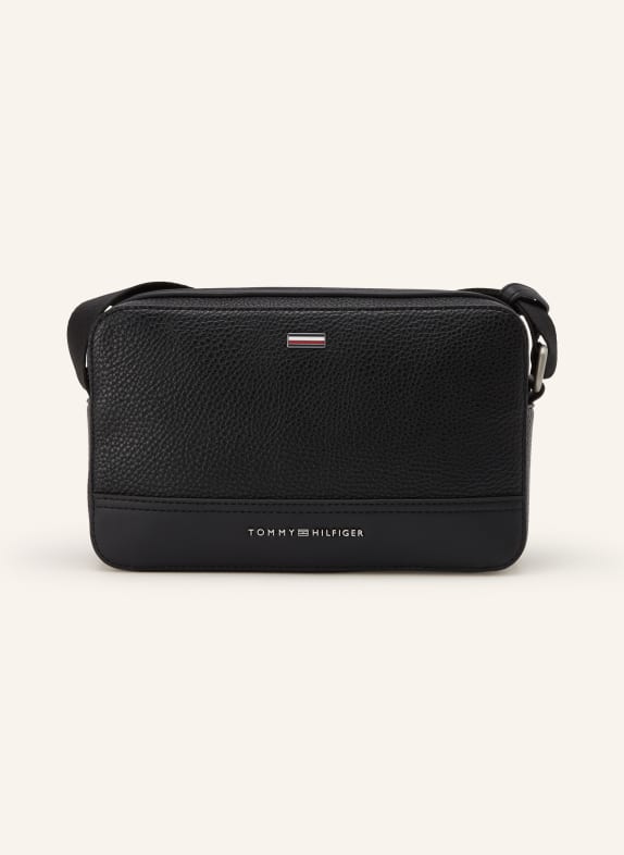 TOMMY HILFIGER Schoudertas ZWART / ZILVER