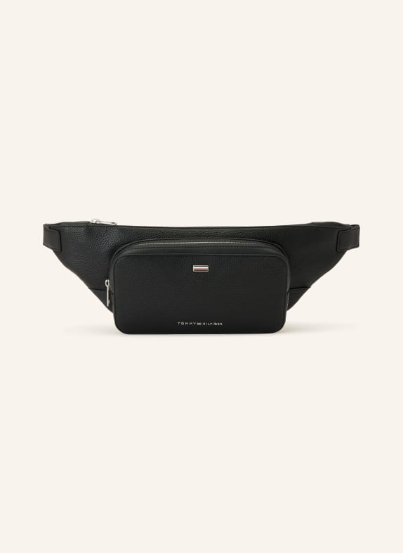 TOMMY HILFIGER Gürteltasche SCHWARZ / SILBER