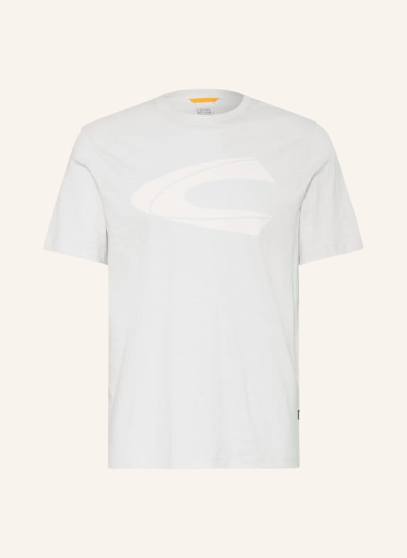 camel active T-shirt LIGHT BLUE / WHITE