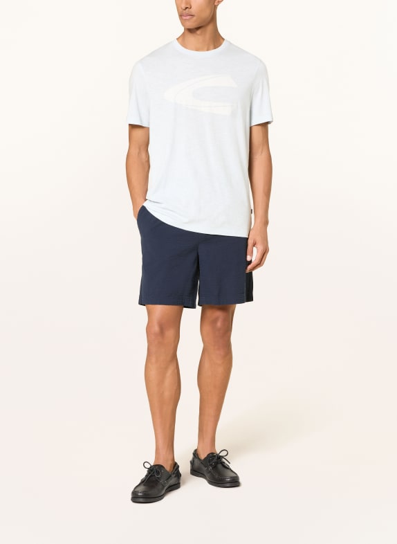 camel active T-shirt LICHTBLAUW / WIT