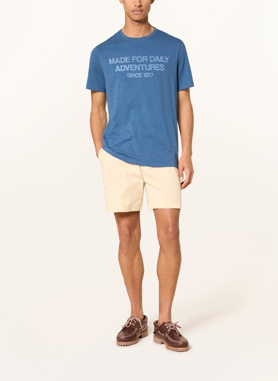 camel active T-shirt BLAUW / LICHTBLAUW