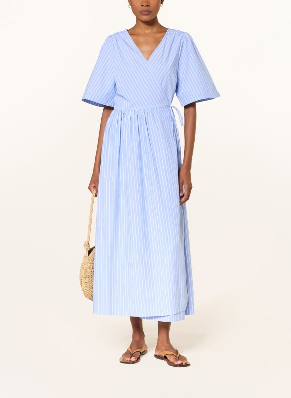 InWear Wickelkleid RAELYNNIW HELLBLAU / WEISS