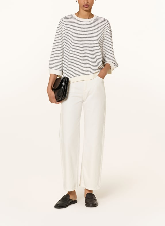 InWear Trui NOLAIW met 3/4-mouwen WIT / ZWART