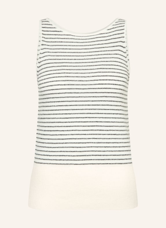 InWear Gebreide top NOLAIW WIT / ZWART