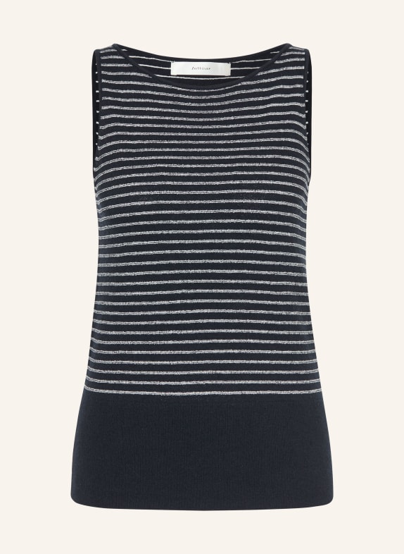 InWear Gebreide top NOLAIW DONKERBLAUW / WIT