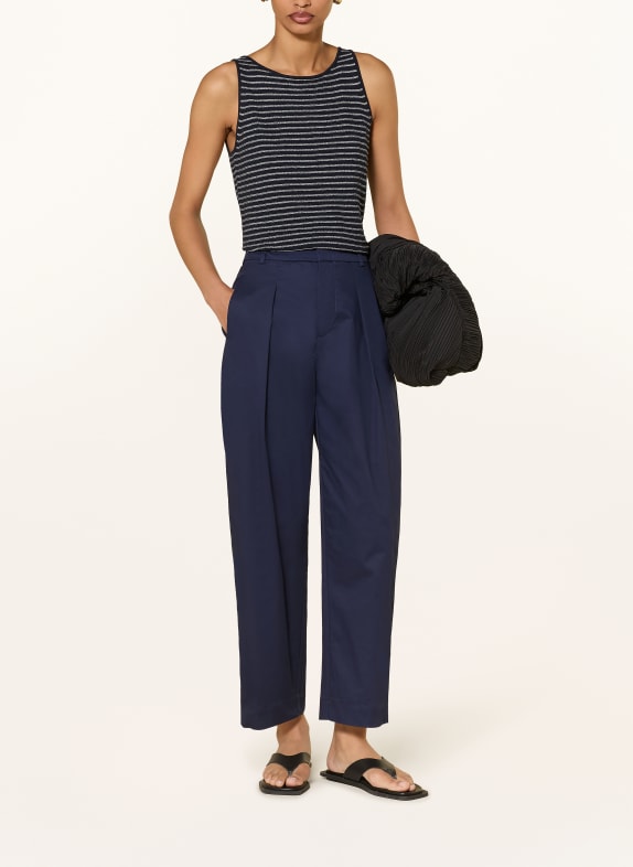 InWear Gebreide top NOLAIW DONKERBLAUW / WIT
