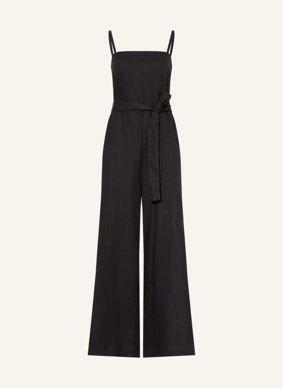 InWear Salopetă din in EDITHIW NEGRU