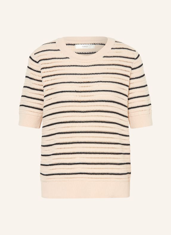 InWear Strick-Shirt NELLIIW BEIGE / SCHWARZ