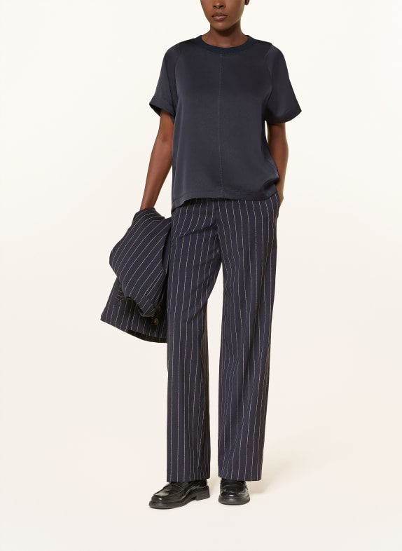 BOGNER Satin blouse DAKOTA DONKERBLAUW