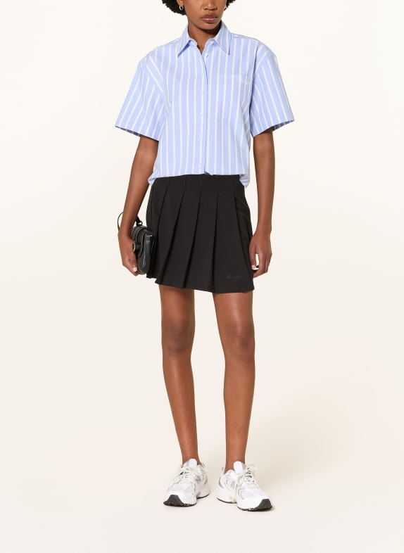 HUGO Overhemdblouse EMMY LICHTBLAUW / WIT