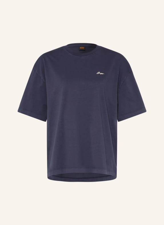 BOSS Oversized-Shirt EBOYS DUNKELBLAU