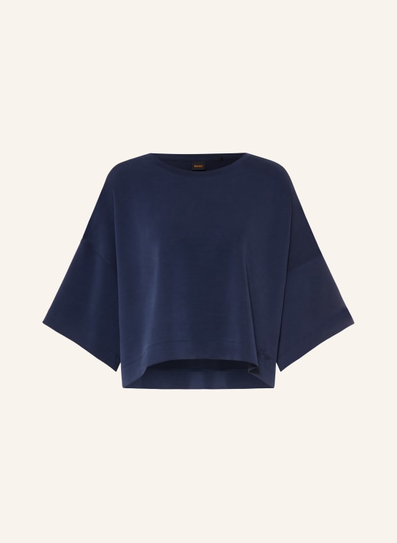 BOSS Sweatshirt EAGLES med 3/4-ærmer MØRKEBLÅ