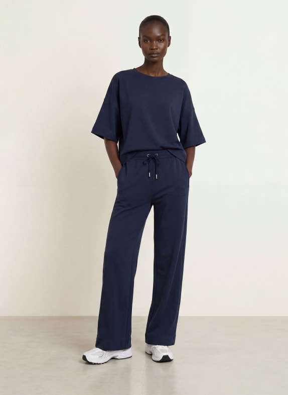 BOSS Pantaloni de trening ECURT ALBASTRU ÎNCHIS