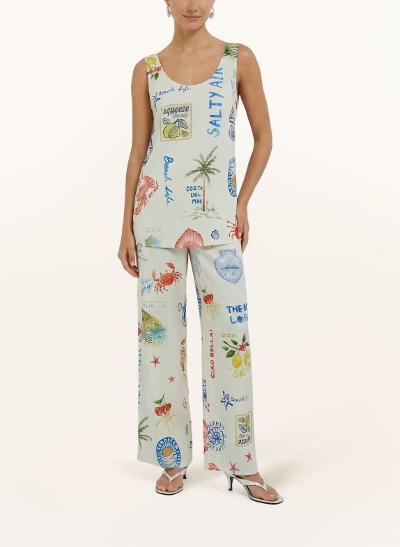oui Top WIT / GEEL / BLAUW