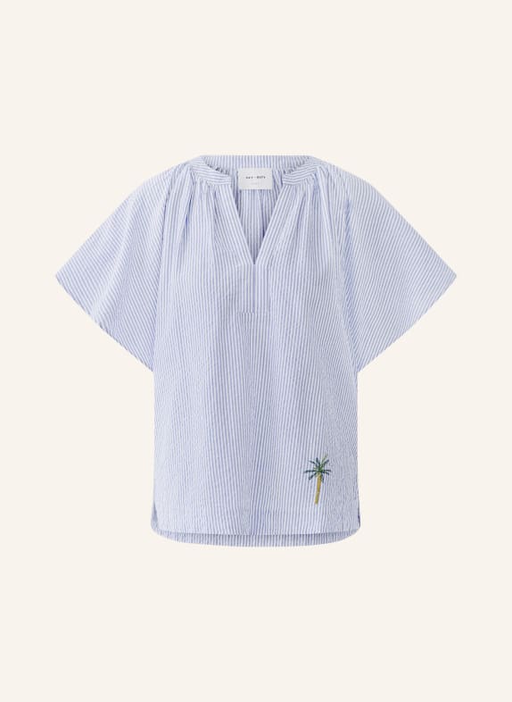 oui Chemisier BLEU CLAIR / BLANC