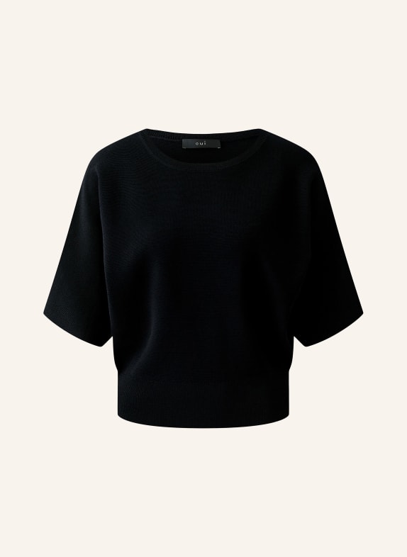 oui Strickshirt SCHWARZ